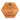 Cherry hexagon patent plaque with gold foil USPTO seal and engraved patent information