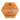 Cherry hexagon patent plaque with engraved USPTO seal and detailed patent drawing