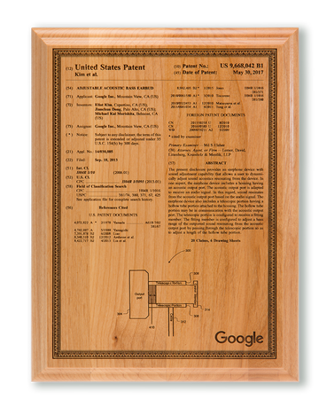 Patent Plaque - The Simple Laser Series