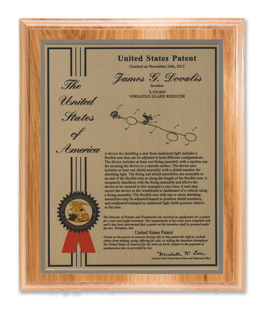 Patent Plaque - The Liberty Series