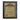 Heritage Series carbon fiber patent plaque with gold metal plate, wall-mounted display