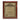 Heritage Series dark cherry patent plaque with gold metal plate, wall-mounted display