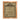 Heritage Series hickory patent plaque with gold metal plate, wall-mounted display