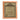 Heritage Series oak patent plaque with gold metal plate, wall-mounted display