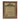 Heritage Series walnut patent plaque with gold metal plate, wall-mounted display