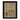 Liberty Series piano black patent plaque with gold metal plate, wall-mounted display