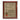 Liberty Series dark cherry patent plaque with gold metal plate, wall-mounted display