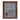Liberty Series dark cherry patent plaque with silver metal plate
