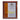 New Era Series dark cherry patent plaque with silver metal plate, wall-mounted display
