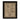 Allegiant Series black piano patent plaque with gold metal plate, wall-mounted display