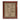 Allegiant Series dark cherry patent plaque with gold metal plate, wall-mounted display