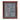 Allegiant Series dark cherry patent plaque with silver metal plate