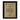 Hopkins Series piano black patent plaque with gold metal plate, wall-mounted display