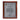 Hopkins Series dark cherry patent plaque with silver metal plate