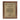 Hopkins Series walnut patent plaque with gold metal plate, wall-mounted display