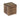 Walnut inventor cube with gold color USPTO seal disc, desktop display