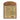 Rotunda Series walnut patent plaque with gold metal plate, wall-mounted display