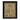 Washington Series piano black patent plaque with gold metal plate, wall-mounted display
