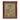 Washington Series dark cherry patent plaque with gold metal plate, wall-mounted display
