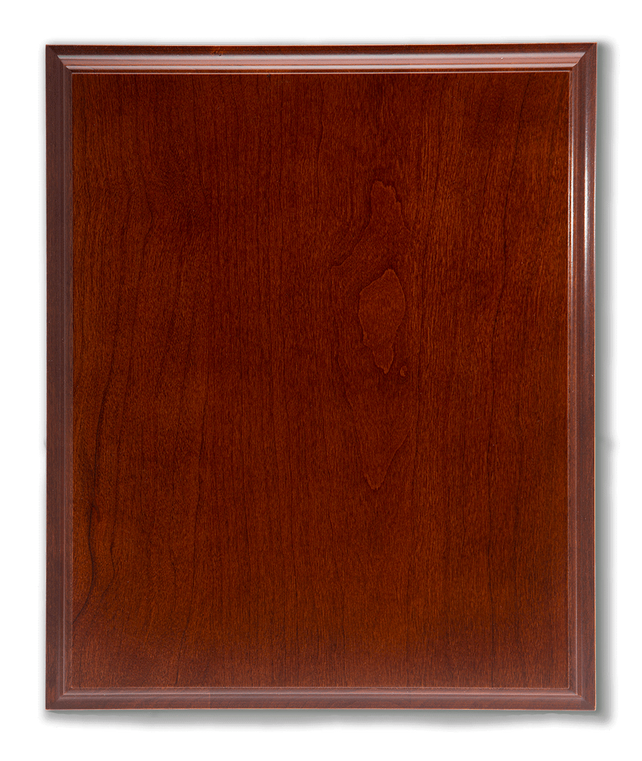 Customizable Wood Plaques - Solid Cherry Wood | 6x8, PlaqueMaker