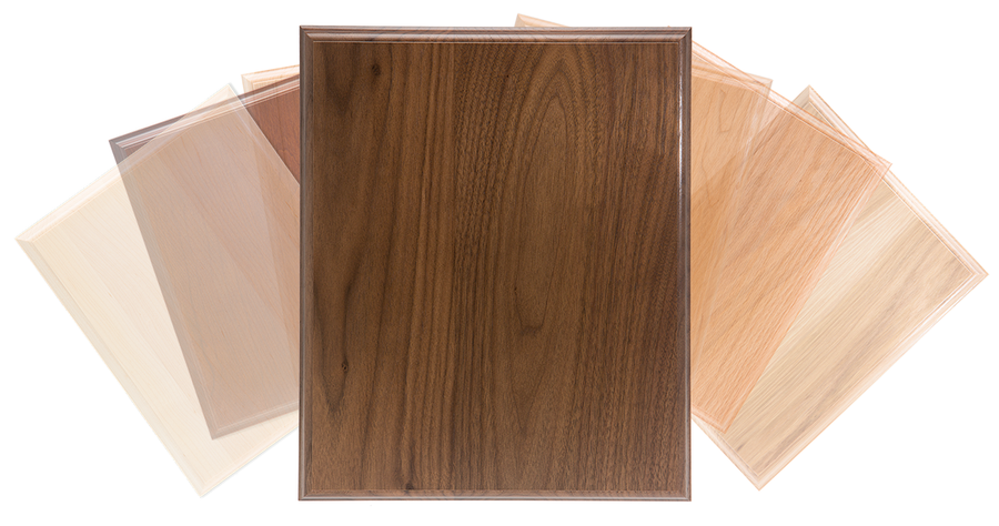 Standard Sizes - Premium Quality Solid Hardwood Blank Plaques